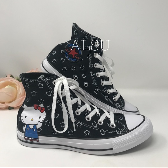Converse &Hello Kitty Ctas HI 19F Black Director W - Picture 2 of 7
